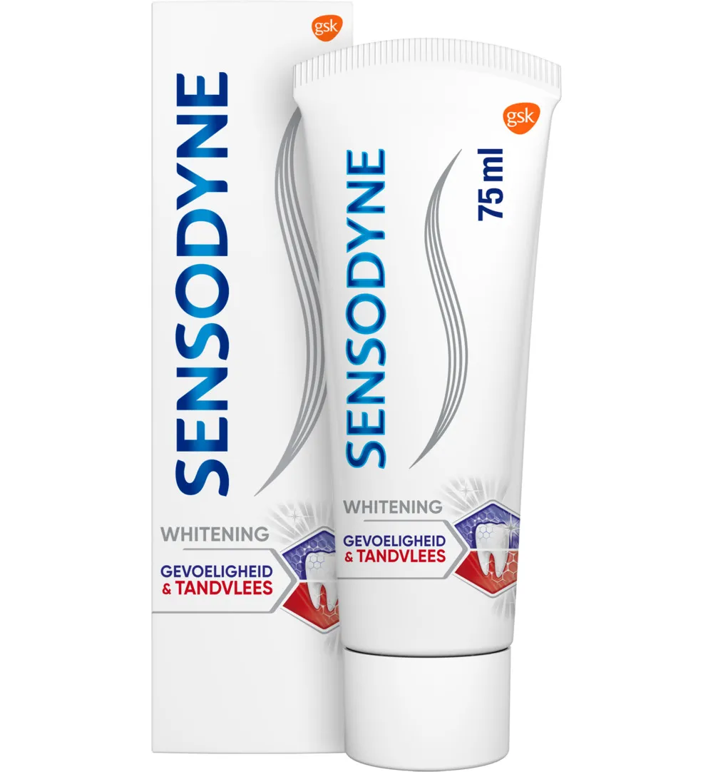 Sensodyne Tandpasta sensitivity & gum whitening (75 ml)