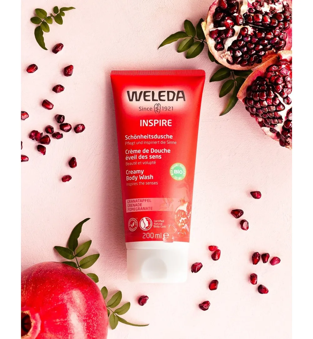 WELEDA Granaatappel inspirerende douchecreme (200 ml) - image 2