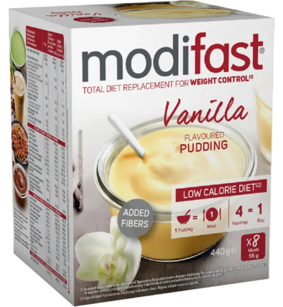 Modifast Intensive Pudding Vanilla 8 Zakjes (440 gr)