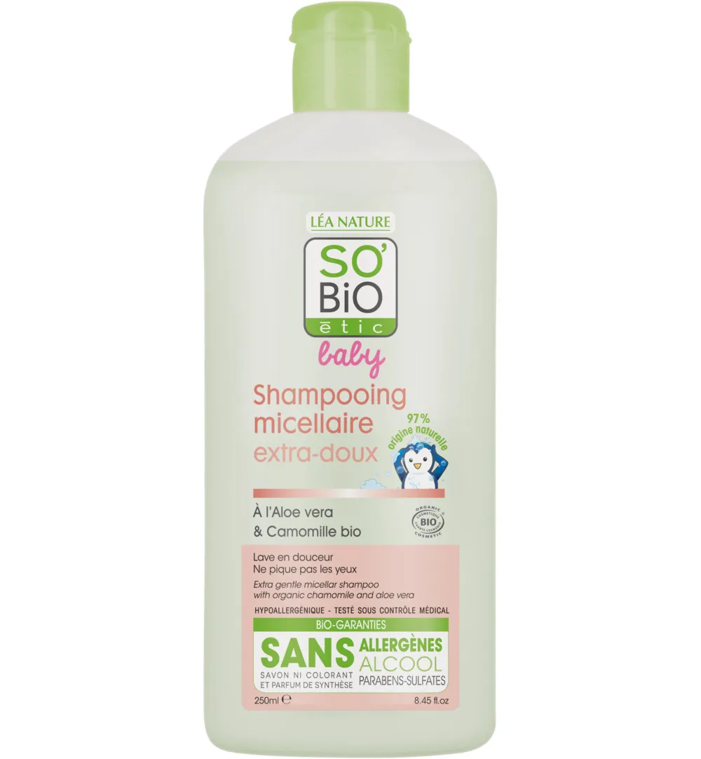 So Bio Etic Baby shampoo micellair (250 ml)