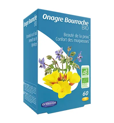 Orthonat Onagre Bourrache Poisson Bio (60 capsules)