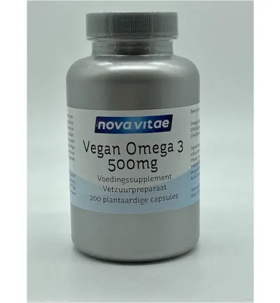 Nova Vitae Vegan Omega 3 500 Mg (200 vega capsules)