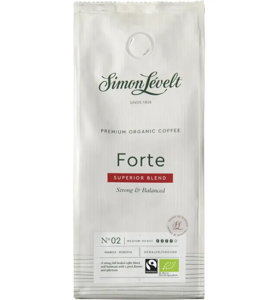 Simon Levelt Cafe forte superior blend bio (500 gr)