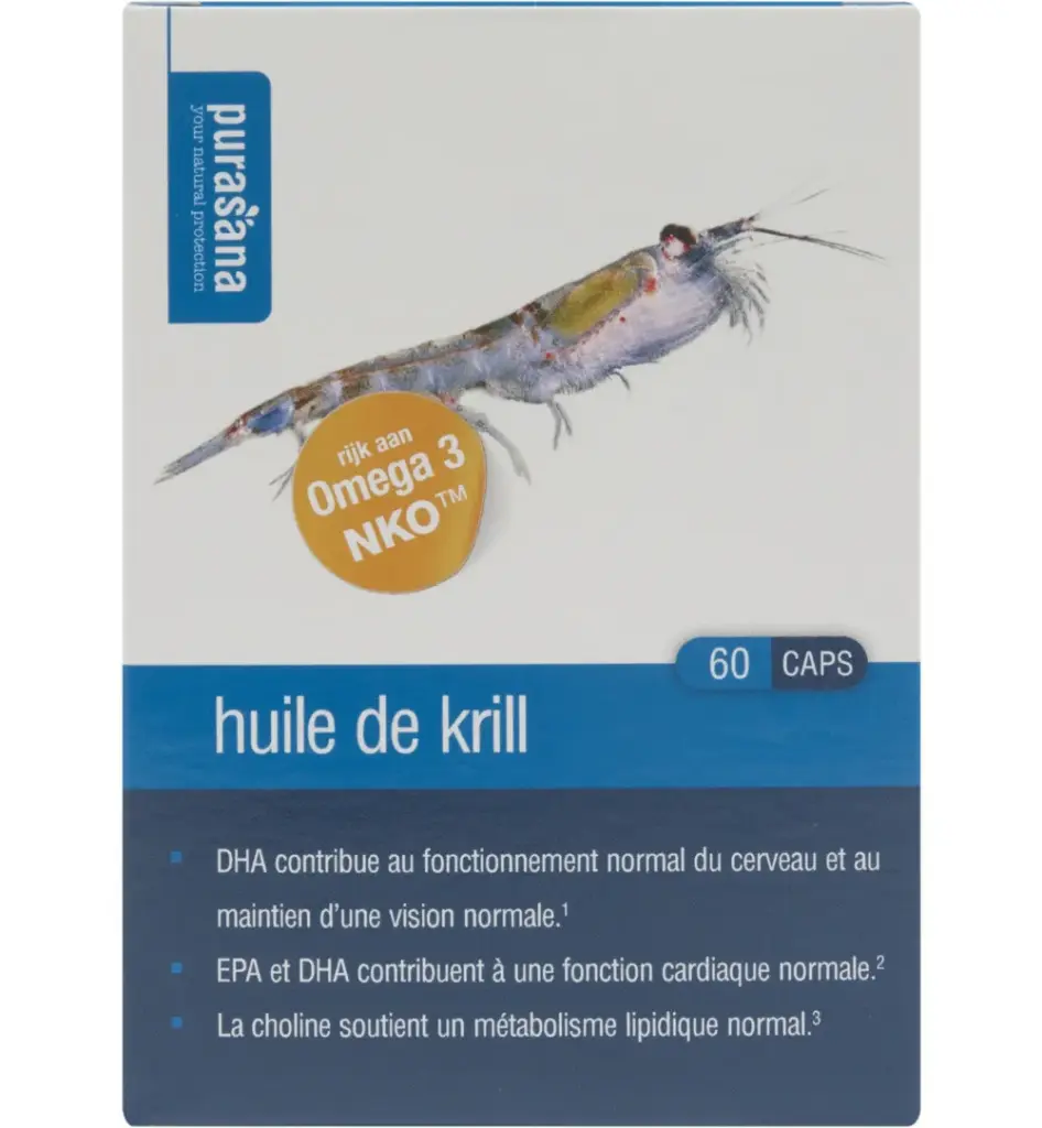 Purasana Krill Olie/Huile (60 capsules)