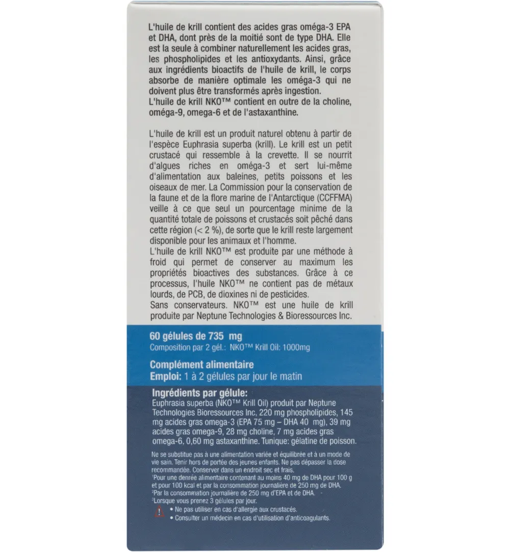 Purasana Krill Olie/Huile (60 capsules) - image 2