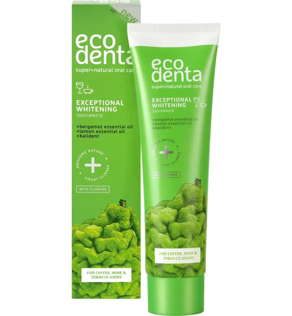 Ecodenta Tandpasta whitening bergamot c (100 ml)
