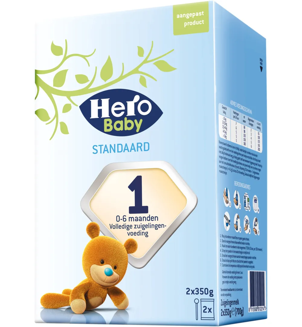 Hero 1 Zuigelingenmelk standaard (700 gr)