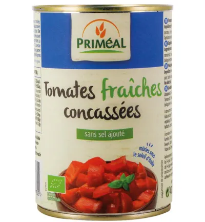 Priméal Tomatensaus Met Stukjes Bio (400 gr)