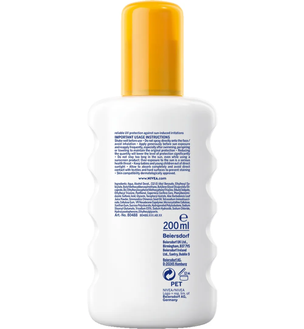 Nivea Sun Sensitive Spray Spf30 (200 ml)