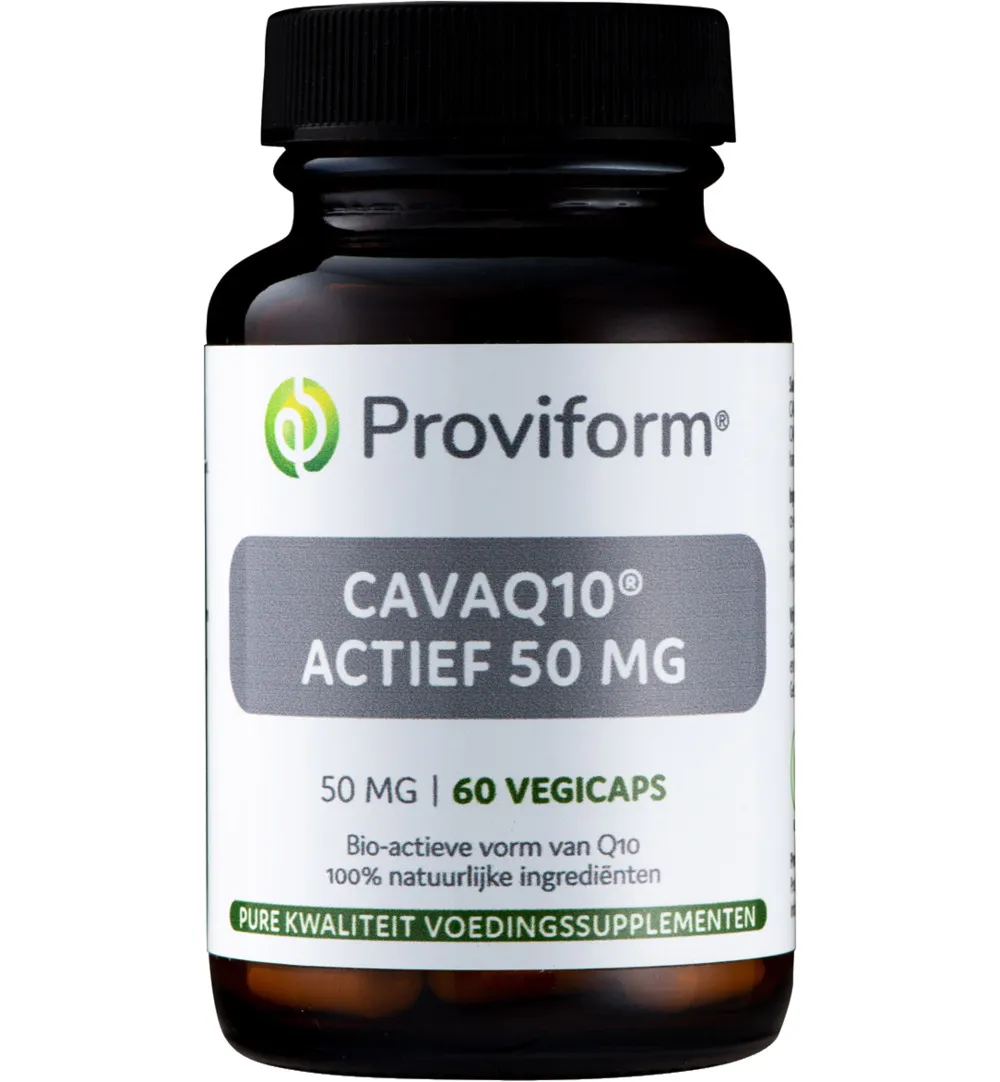 Proviform CavaQ10 actief 50 mg (60 vega capsules)
