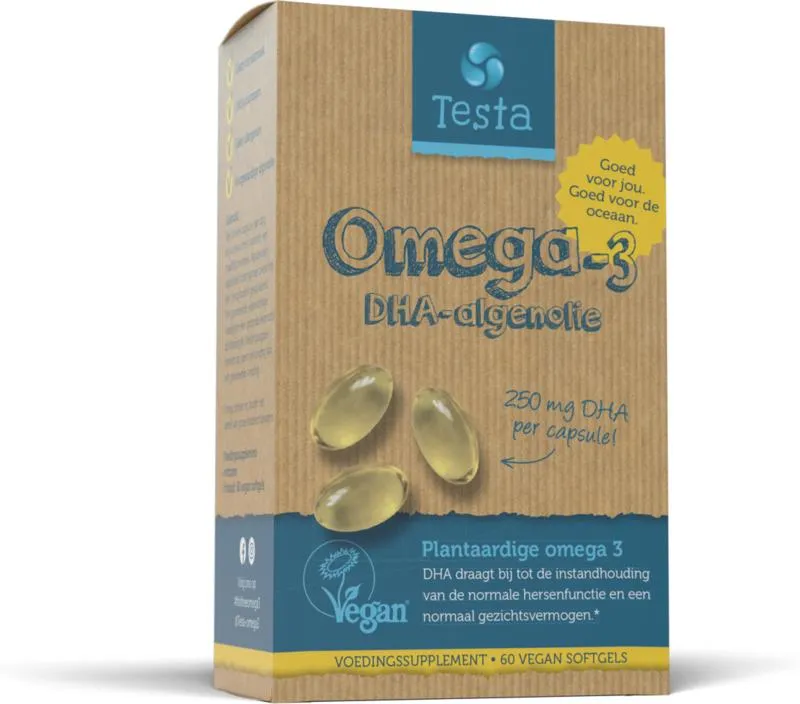 Testa Omega 3 Algenolie 250 Mg Dha Vegan Nl (60 softgels)