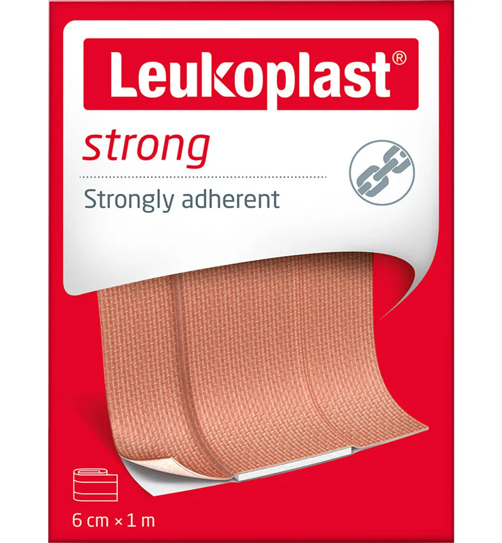 Leukoplast Pleister strong 1m x 6 cm (1 stuk)