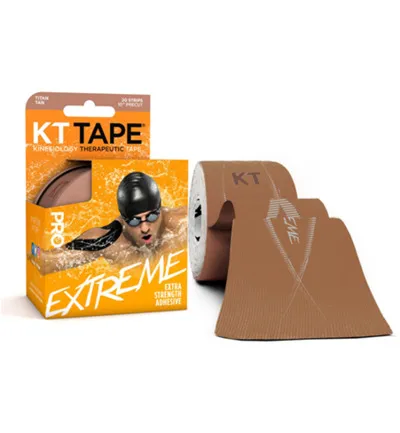 Kt Tape Pro Extreme Precut 5 Meter Beige (20 stuks)