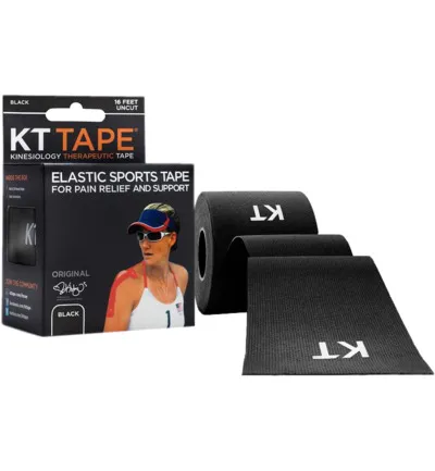 Kt Tape Original Uncut 5 Meter Zwart (1 stuk)