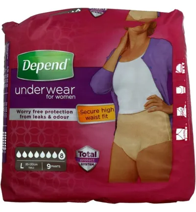 Depend Pants super maat L (9 stuks)