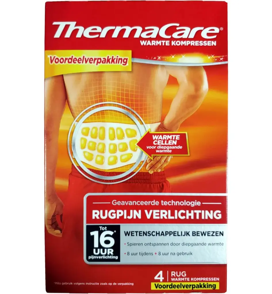 Thermacare Promopack Rug Kompres (4 stuks)