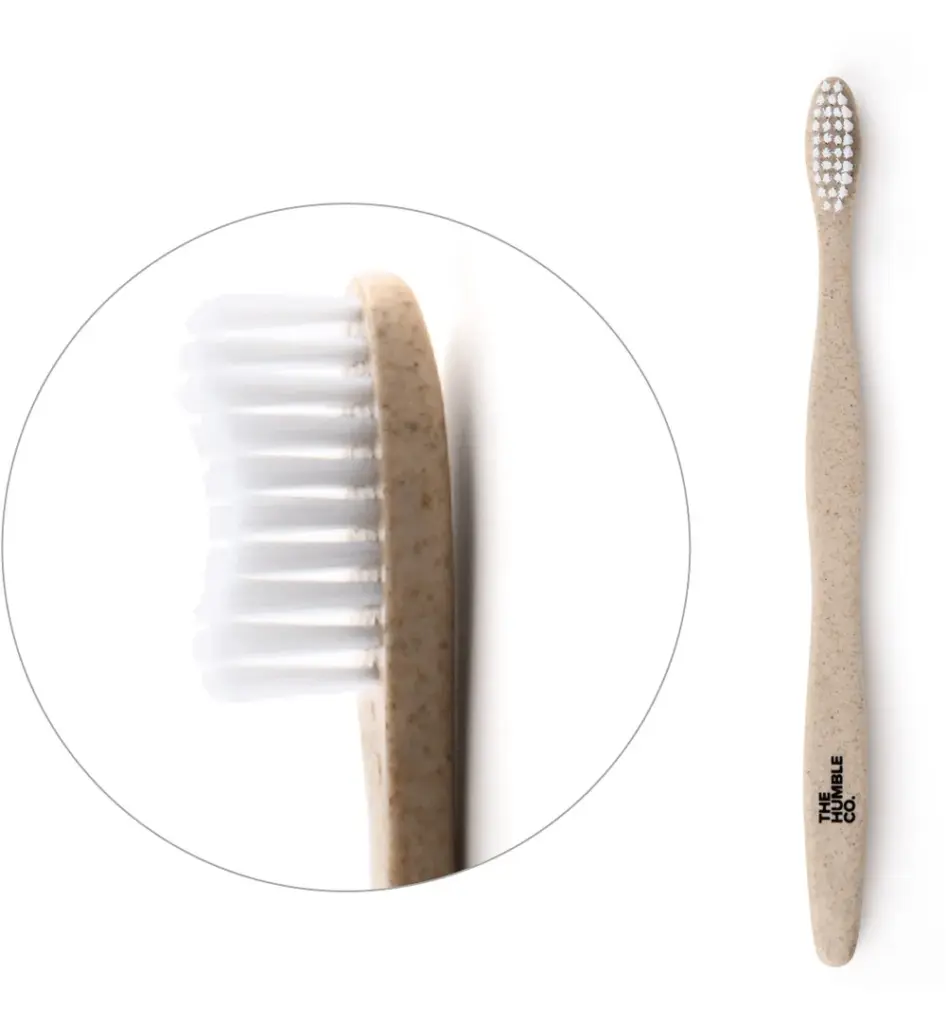 The Humble Co. Tandenborstel bioplastic volwassenen (1 stuk)