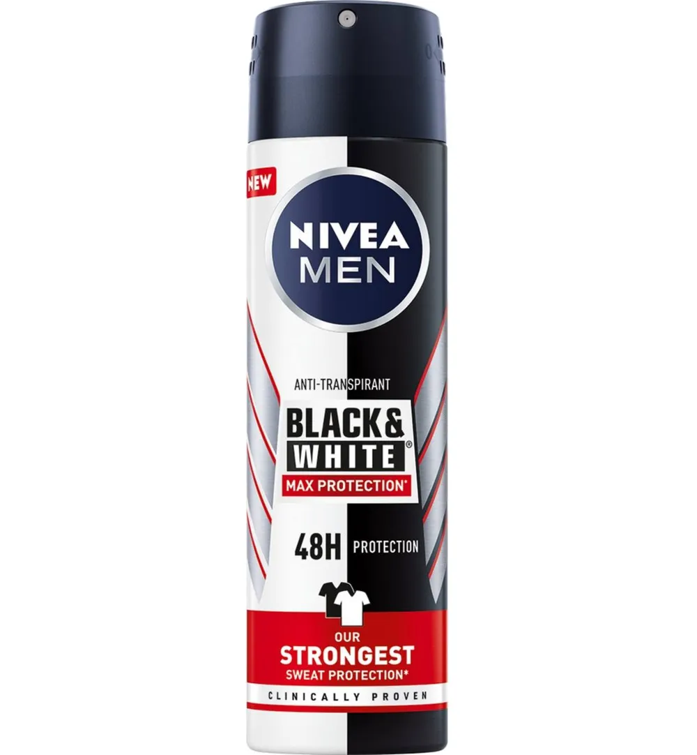 Nivea Men deodorant spray black & white max protection (150 ml)