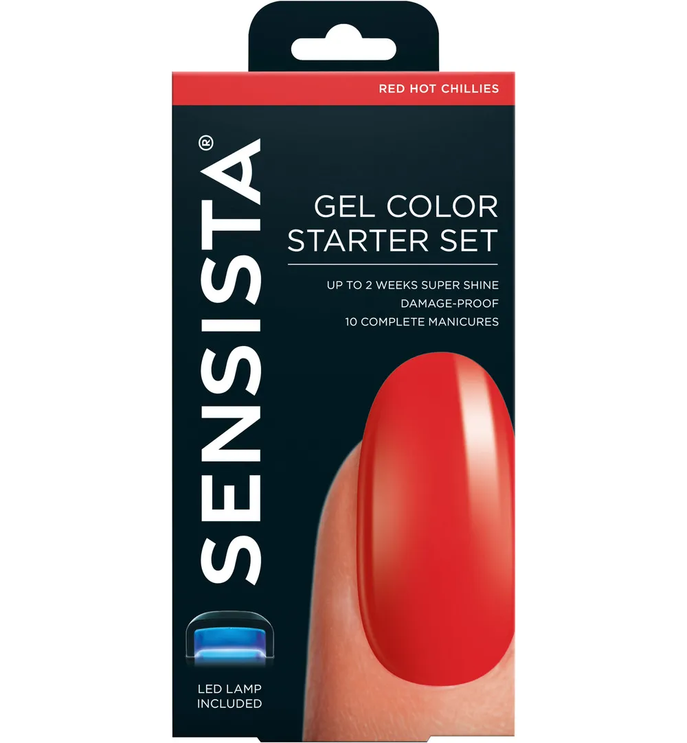Sensista Gel Starter Set Red Hot (1 stuk)