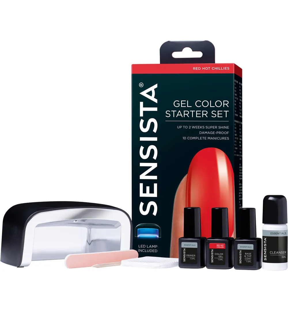 Sensista Gel Starter Set Red Hot (1 stuk)