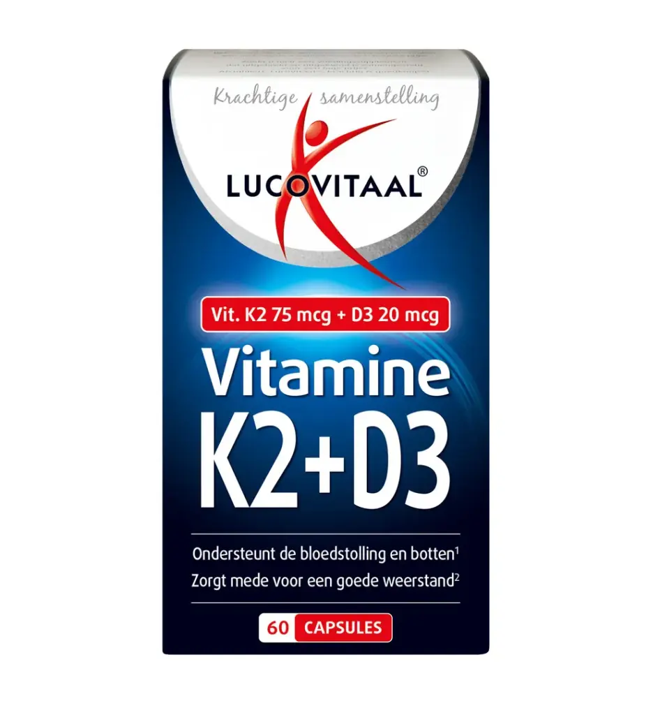 Lucovitaal Vitamine K2 + D3 (60 capsules)