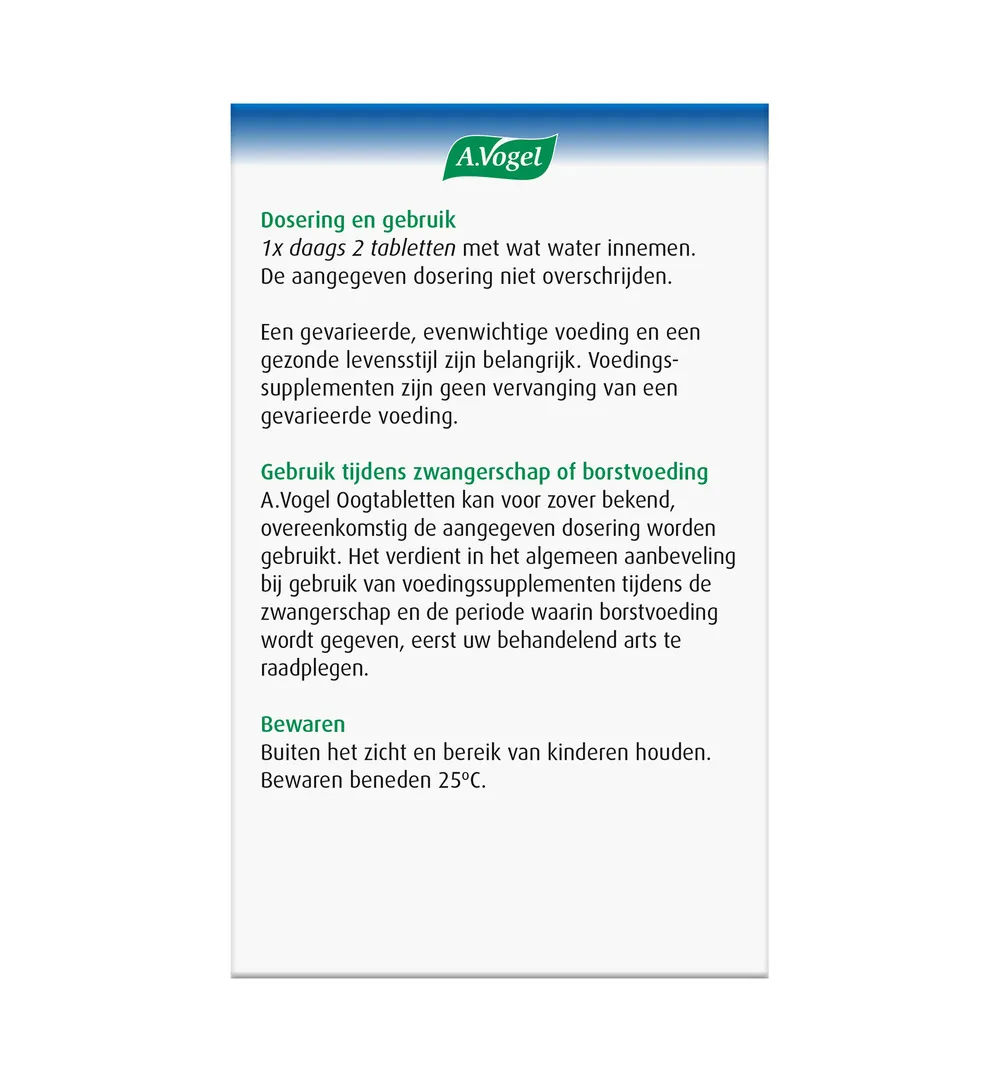 A.Vogel Oog (60 tabletten) - image 2