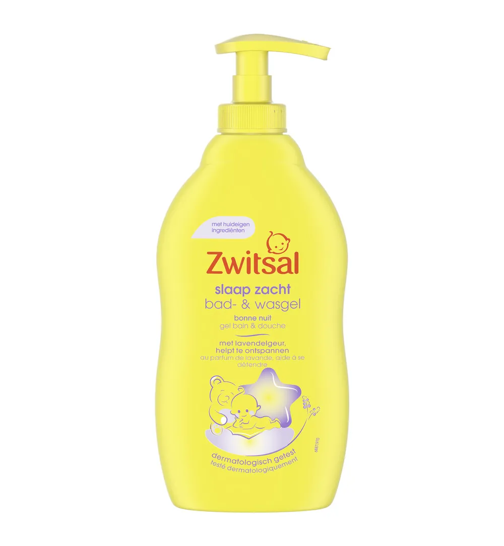 Zwitsal Bad/wasgel lavendel (400 ml)