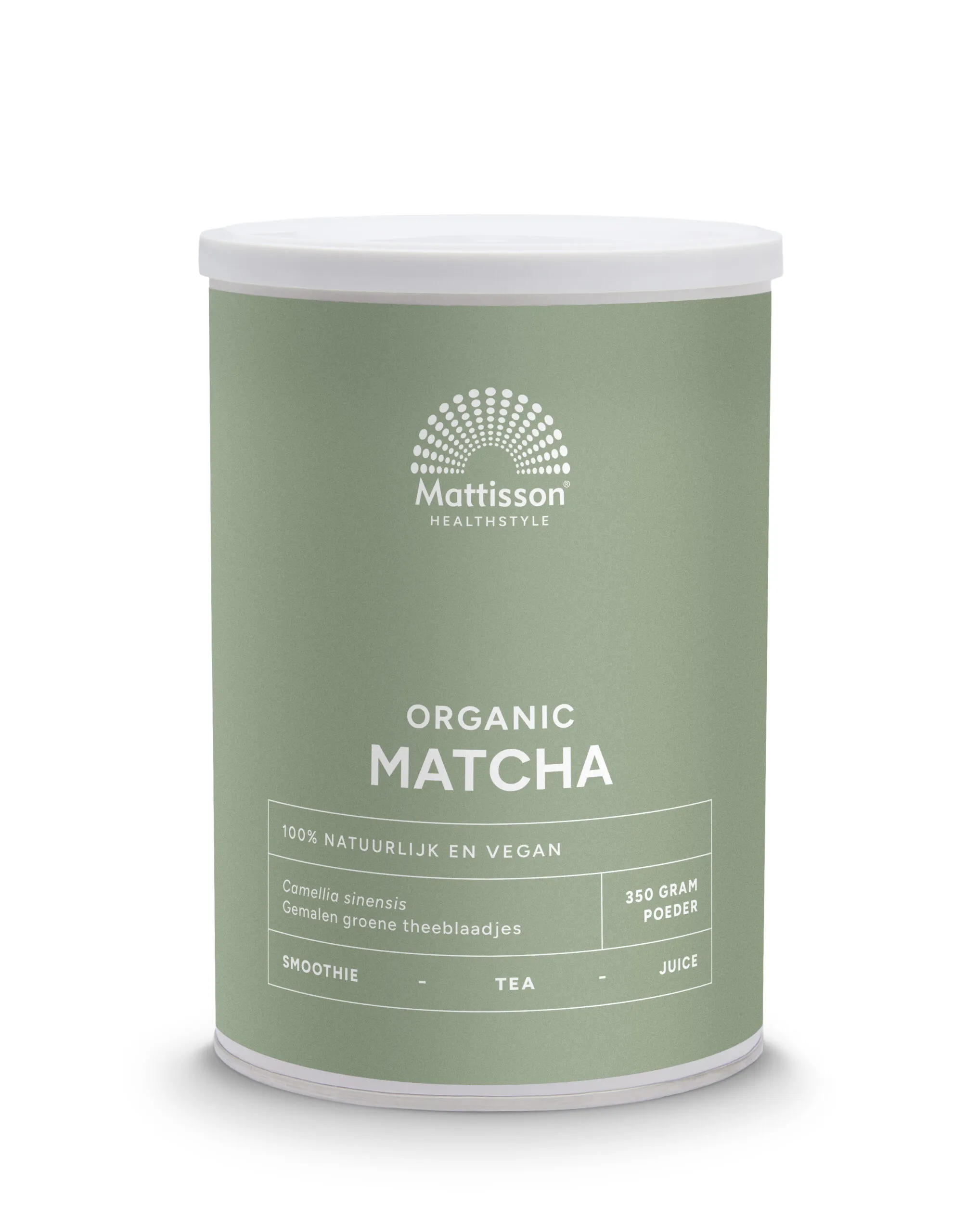 Mattisson Matcha Poeder Bio (350 gr)