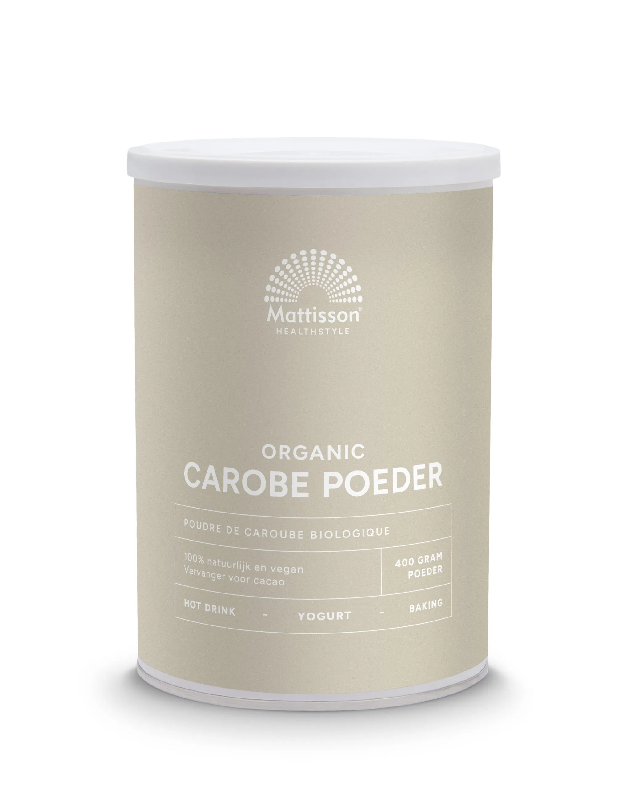 Mattisson Carobe Poeder Bio (400 gr)