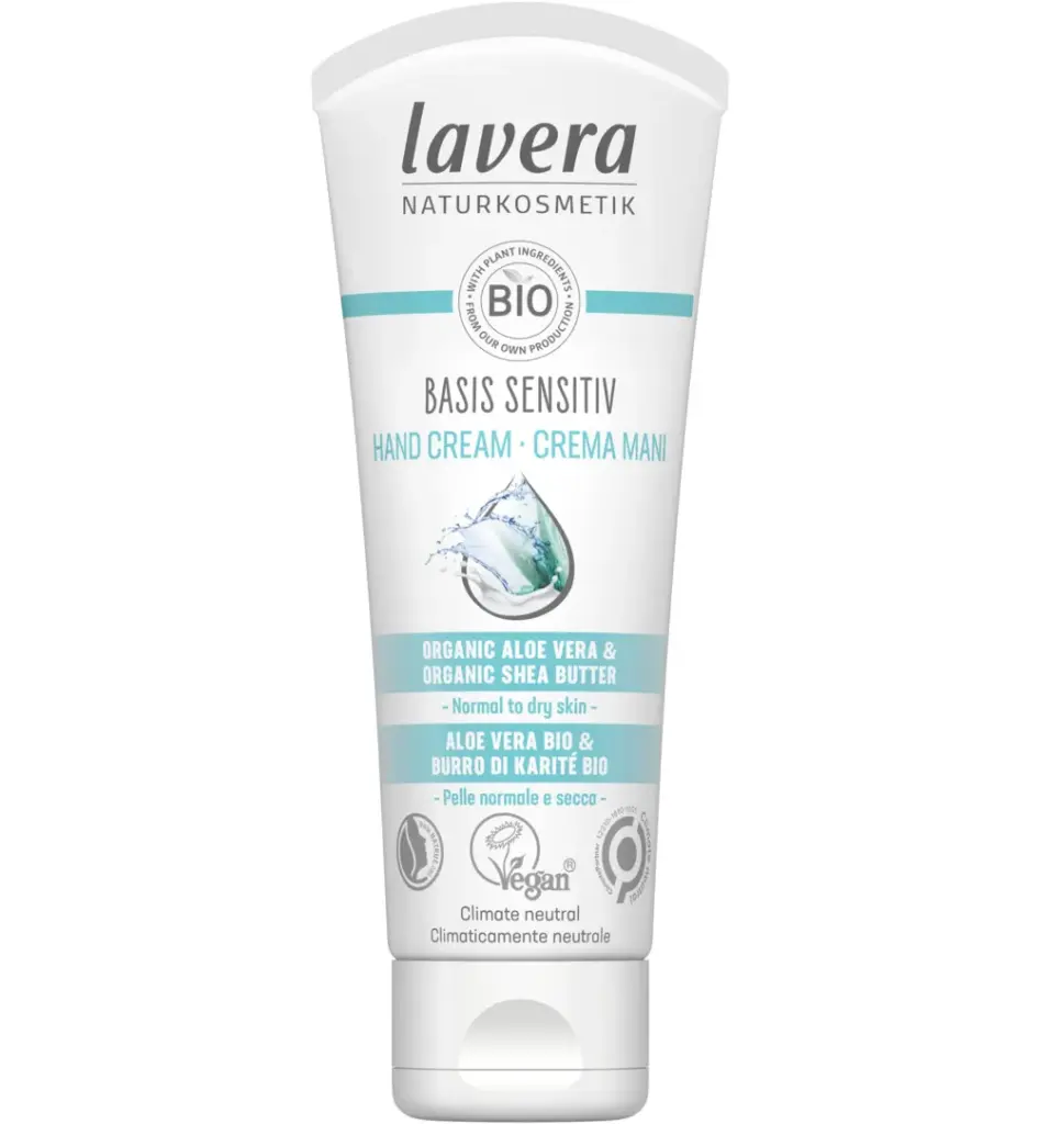 Lavera Basis Sensitiv handcreme/handcream bio EN-IT (75 ml)