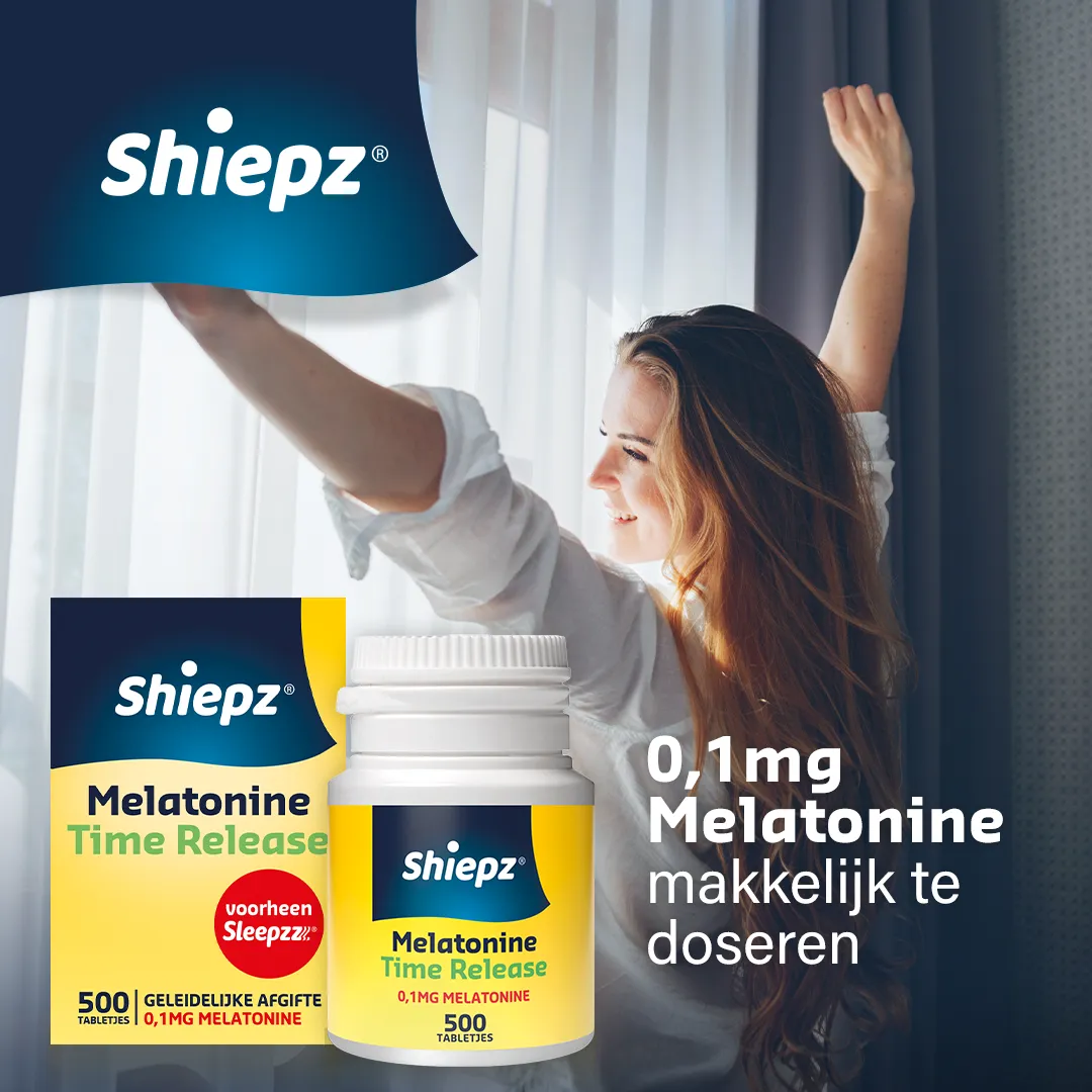 Shiepz Melatonine Time Release (500 tabletten) - image 3