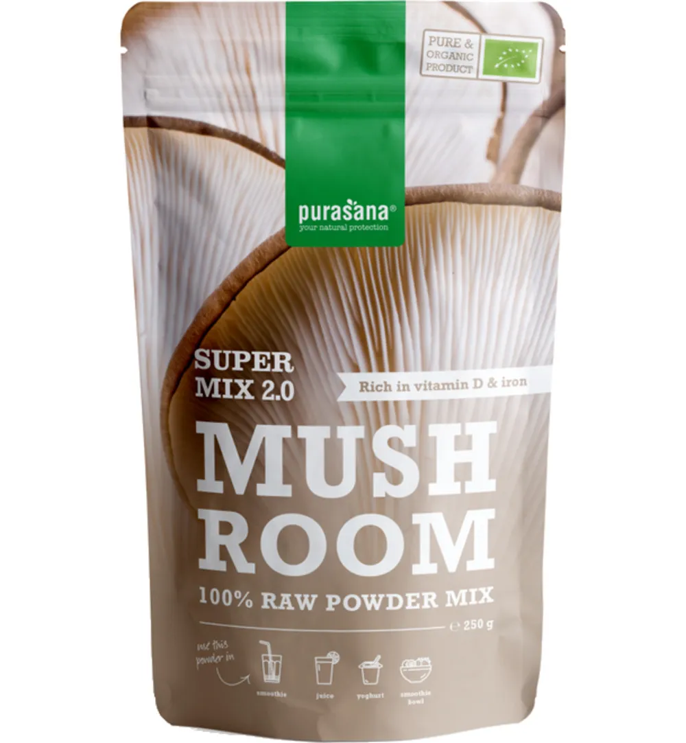 Purasana Mushroom Mix 2.0 Vegan Bio (250 gr)