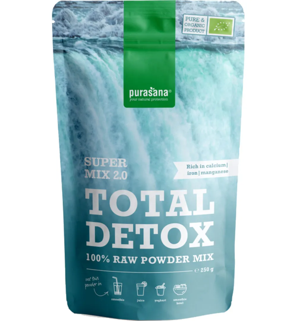 Purasana Total Detox Mix 2.0 Vegan Bio (250 gr)