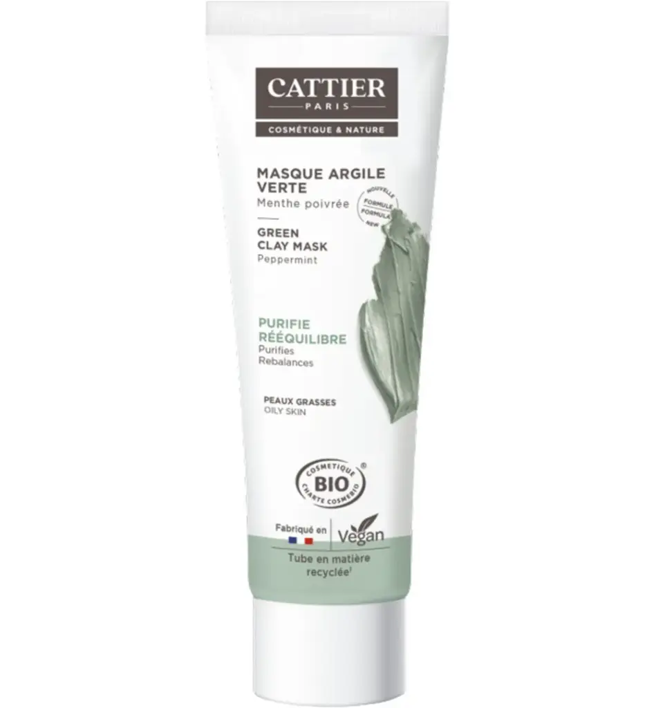 Cattiergroene klei masker munt (100 ml)