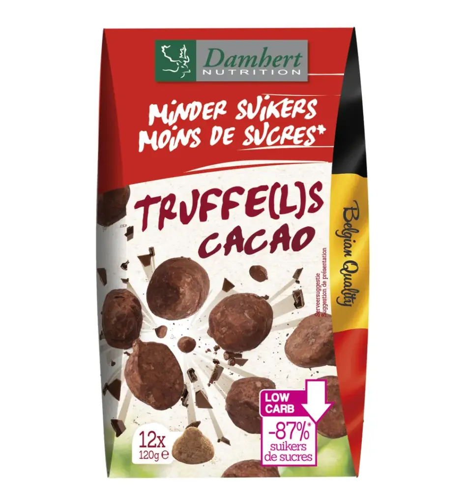 Damhert Truffels minder suiker (120 gr)