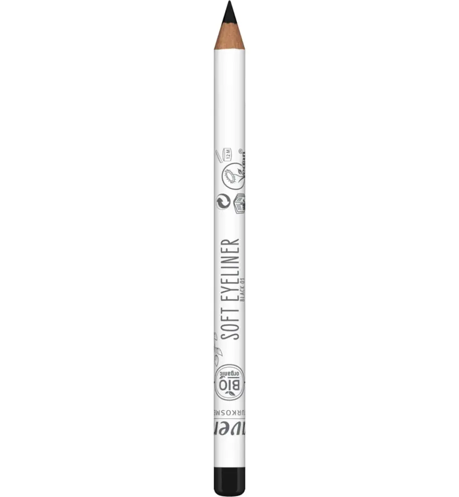 Lavera Soft eyeliner black 01 bio (1 stuk)