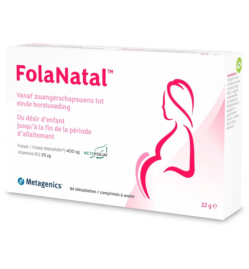 Metagenics Folanatal Nf (84 tabletten)