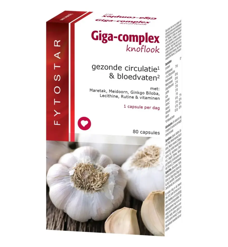 Fytostar Giga complex knoflook (80 capsules)