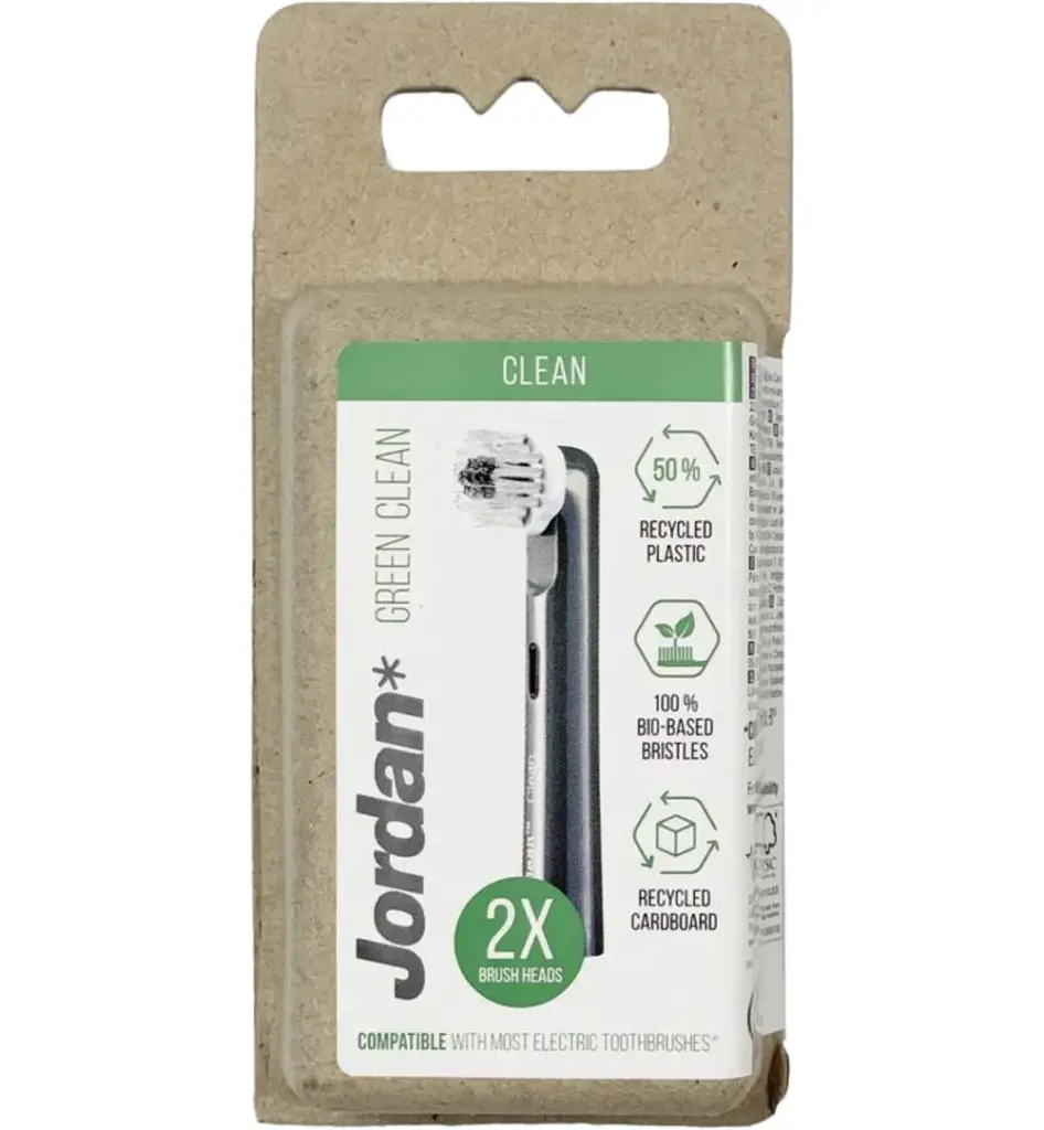 Jordangreen clean opzetborstel (2 stuks)