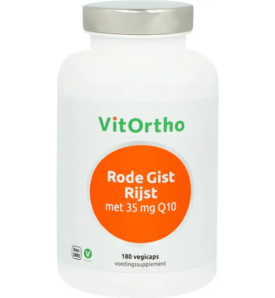 VitOrtho Rode gist rijst 35mg Q10 (180 vega capsules)