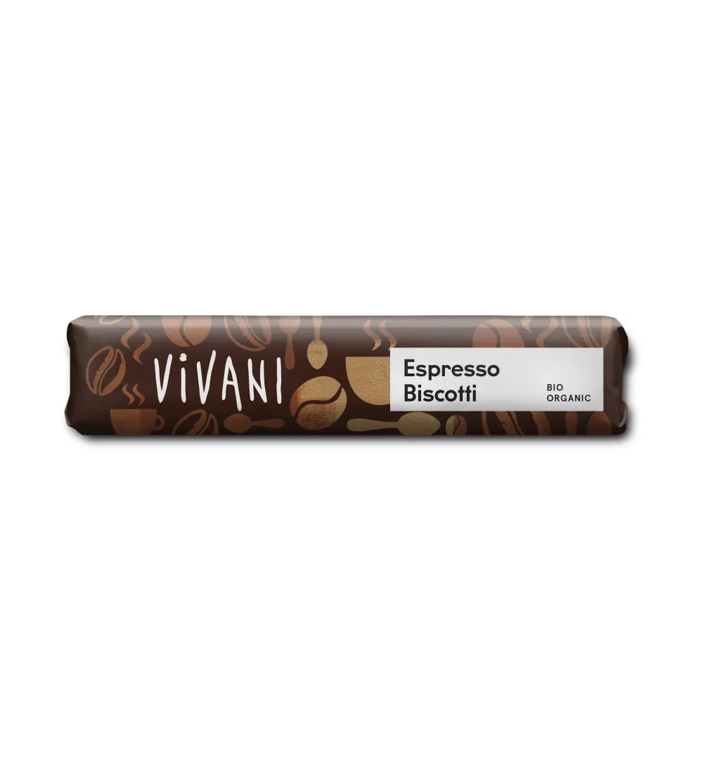 Vivani Espresso biscotti bar bio (40 gr)