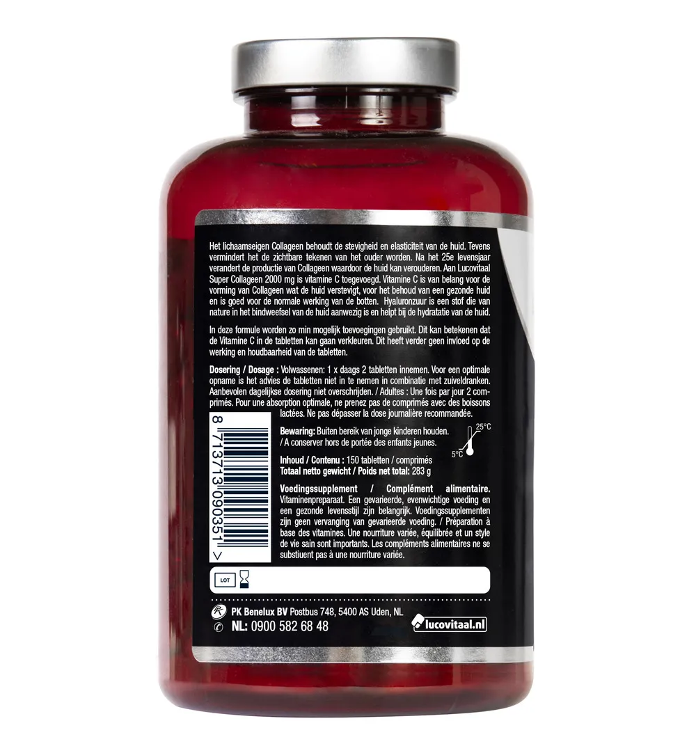 Lucovitaal Super Collageen 2000Mg (150 tabletten) - image 2