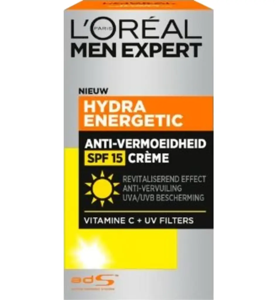 L'Oréal Hydra Energetic Hydraterende Gezichtscrème SPF 15 (50 ml)