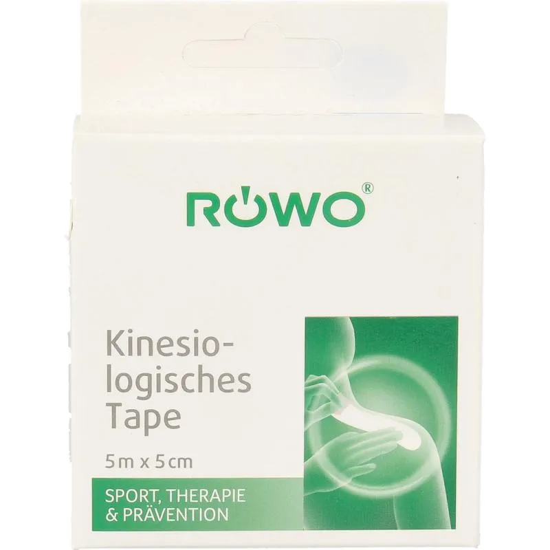 Rowo Kinesiotape Blauw 5 Cm/5Mtr (1 stuk)