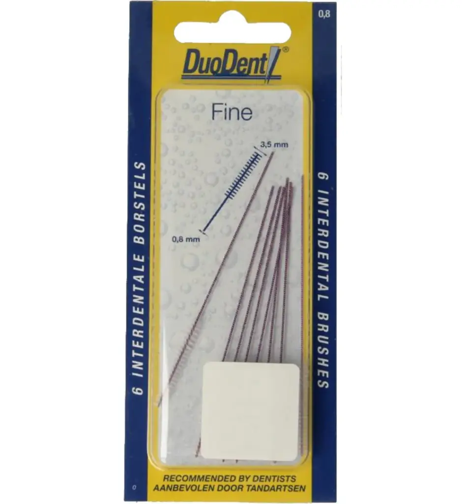 Duodent Duodent interdentale borstels fine (8 stuks)