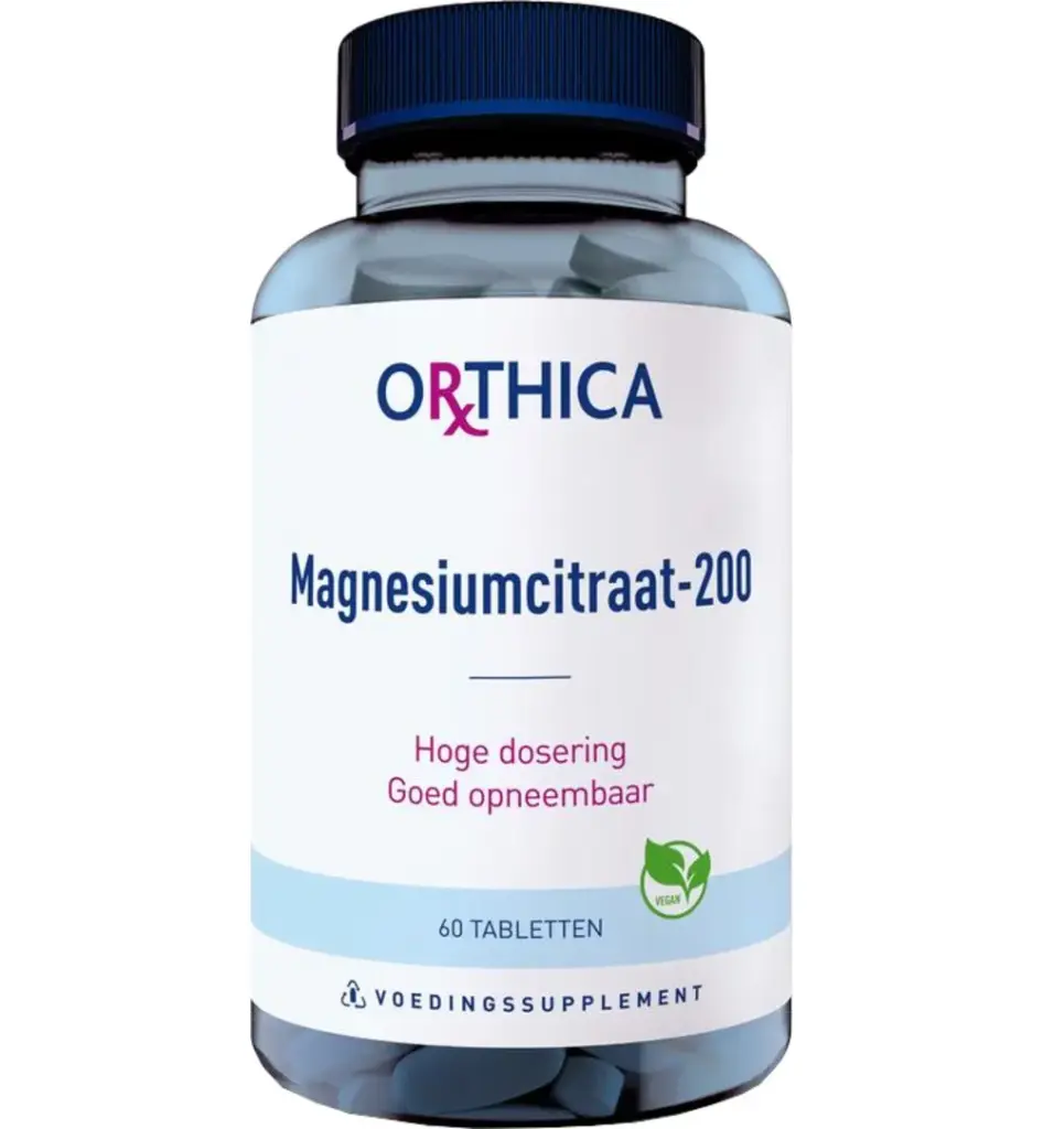 Orthica Magnesium Citraat 200 (60 tabletten)