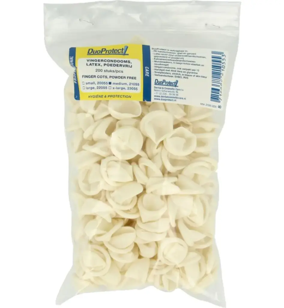 DuoProtect Vingercondoom maat M (200 stuks)