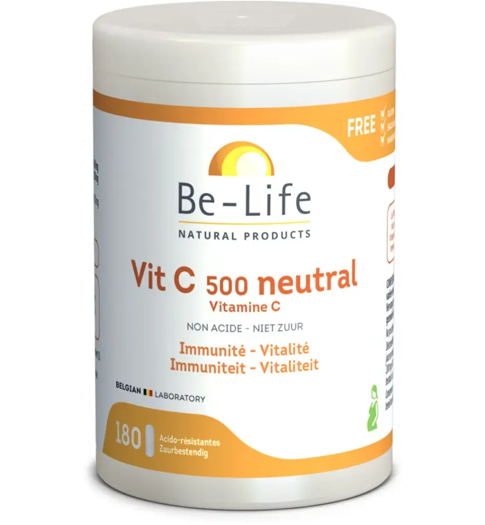Be-Life Vitamine C500 neutraal (180 capsules)