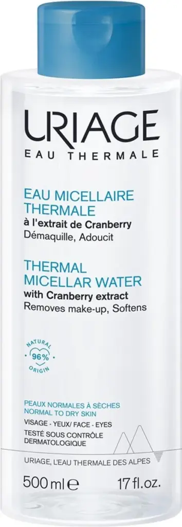 Uriage Thermal micellar water normale/droge huid (500 ml)