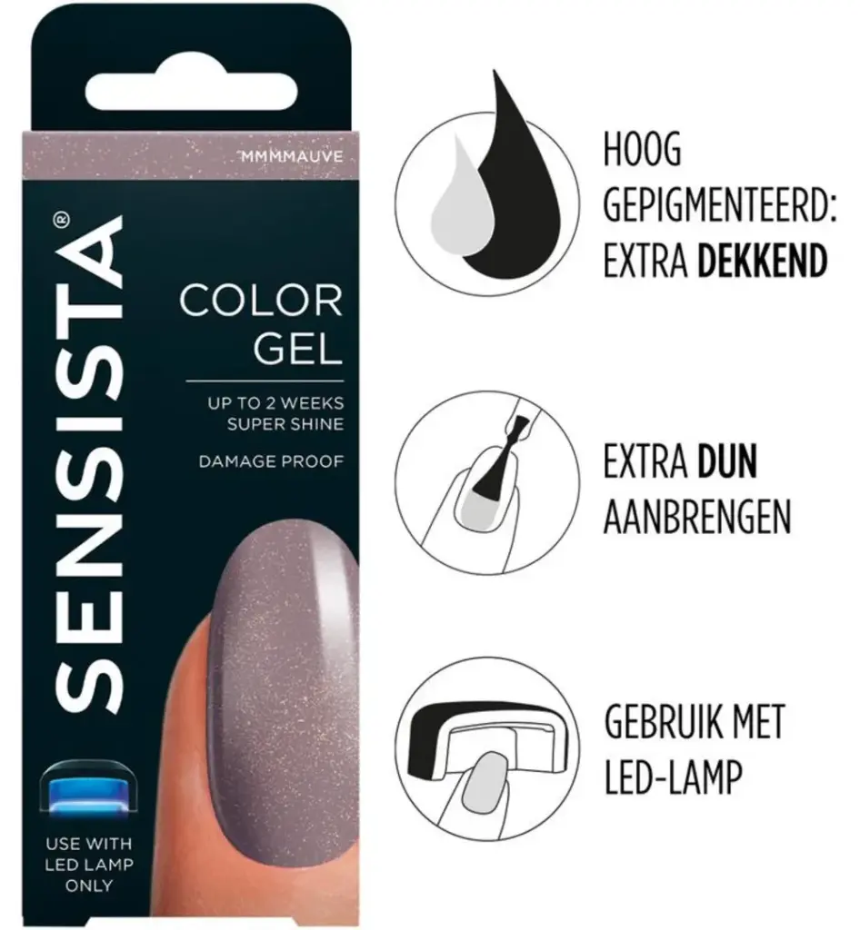 Sensista Color Gel Mmmmauve (7,5 ml)